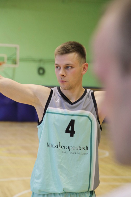 Tomas Brazinskas (nuotraukoje) buvo naudingiausias nugalėtojų komandos žaidėjas 