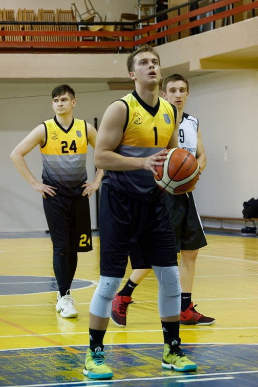 Prie baudų metimų linijos Nr1 Danielius Baslyk, kuris užfiksavo geriausią sezono rezultatą - 11/11 baudų metimai.