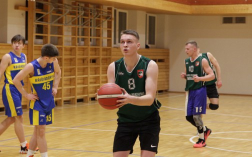 Mantas Morkūnas (su kamuoliu) surengė vieną geriausių asmeninių pasirodymų sezone. 